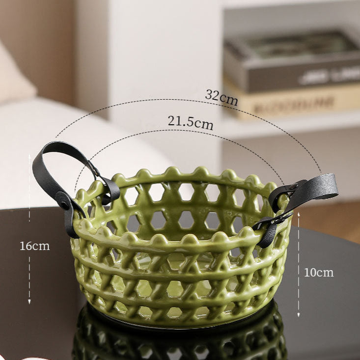Ceramic Fruit Basket