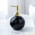 Lotion Bottle, Press Bottle, Ceramic Fashionable Soap Bottle, Shower Gel Bottle