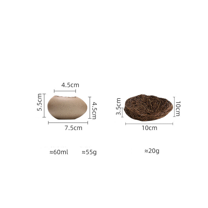 Eggshell Shape Steamed Egg Bowl, Dessert Bowl, Ceramic bowl, Yogurt bowl