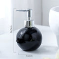 Lotion Bottle, Press Bottle, Ceramic Fashionable Soap Bottle, Shower Gel Bottle