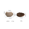 Eggshell Shape Steamed Egg Bowl, Dessert Bowl, Ceramic bowl, Yogurt bowl