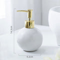 Lotion Bottle, Press Bottle, Ceramic Fashionable Soap Bottle, Shower Gel Bottle