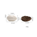 Eggshell Shape Steamed Egg Bowl, Dessert Bowl, Ceramic bowl, Yogurt bowl