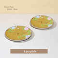 High-end Chinese Style Gold-rimmed Bone China Tableware Set dinnerware set
