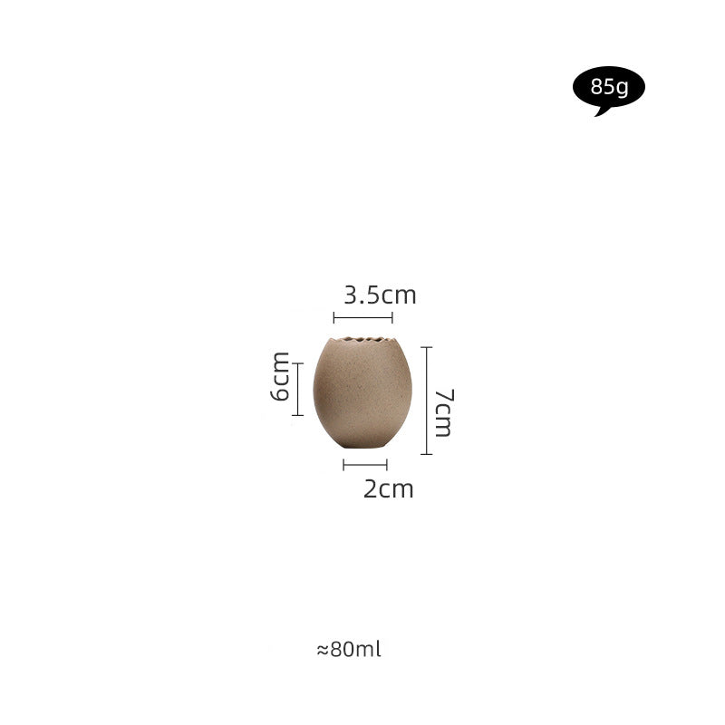 Eggshell Shape Steamed Egg Bowl, Dessert Bowl, Ceramic bowl, Yogurt bowl