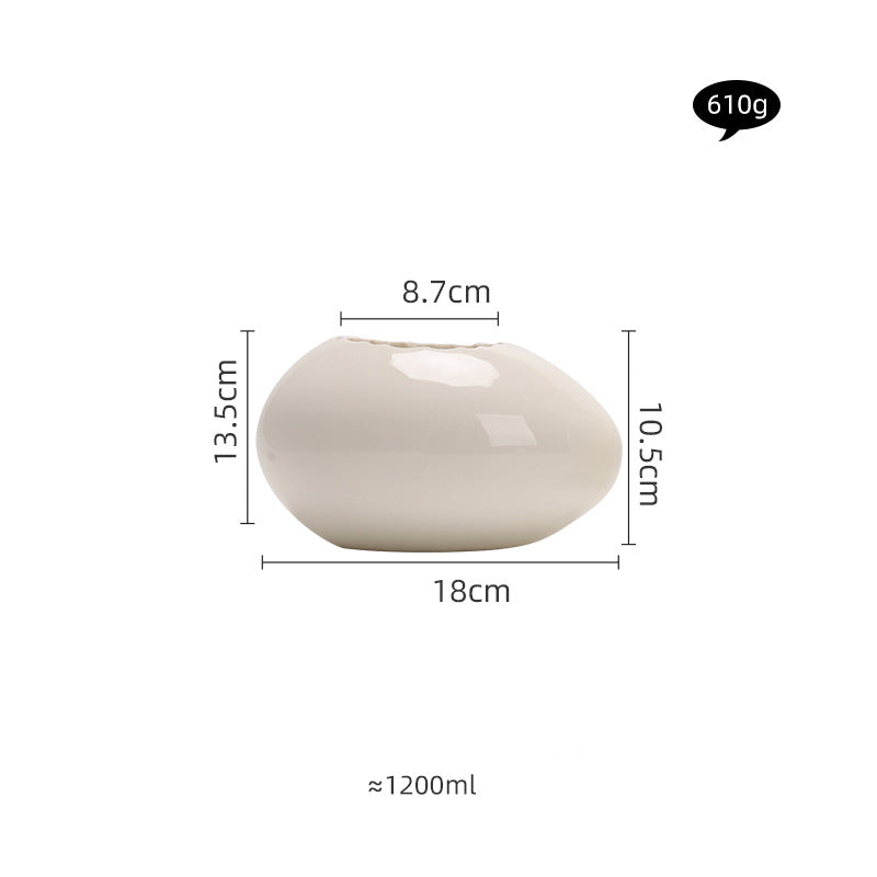 Eggshell Shape Steamed Egg Bowl, Dessert Bowl, Ceramic bowl, Yogurt bowl